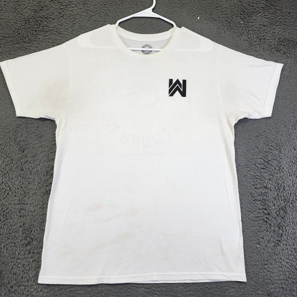 The Duck‎ Company Graphic T-Shirt Skull Print Short Sleeve White Large - Picture 1 of 9